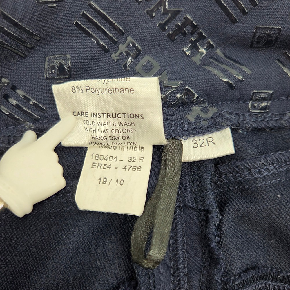 Romfh Sarafina Knee Grip Breeches 32R Navy Blue Equestrian Activewear - Picture 5 of 10